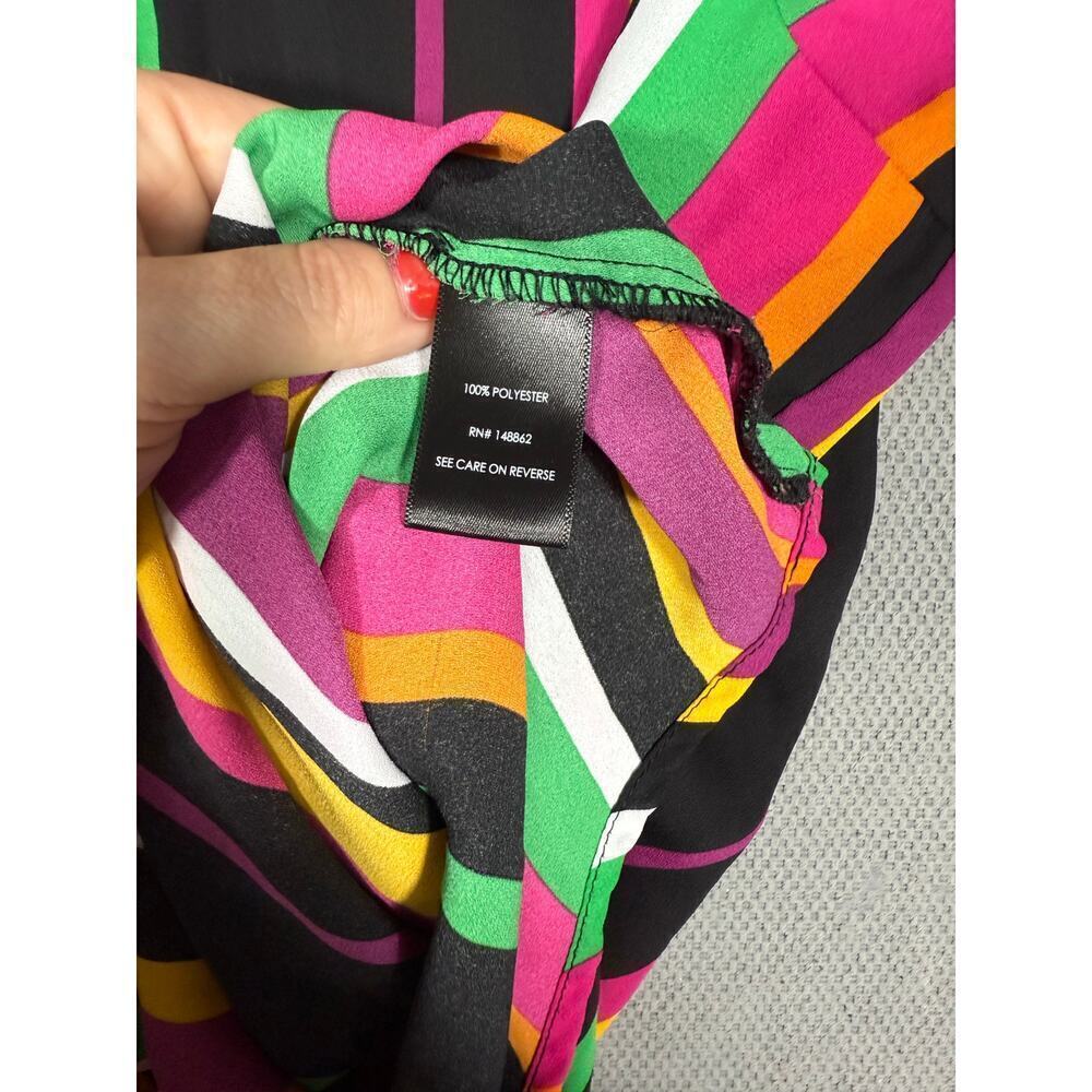 Torrid Harper Sleeveless Striped Popover Blouse - Size 5 (4X) - Picture 4 of 5